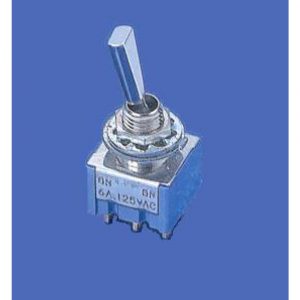 Mini Interruptor Gotoh MS-500HF 6P On-Off-On Crom