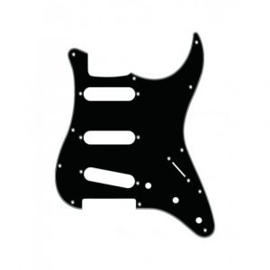 Golpeador 3 Capas Jet Guitars Stratocaster S/S/S PS300-BK Negro