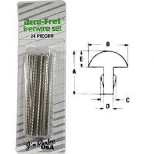 Caja 24 Trastes Dunlop 6100 Tipo Bajo