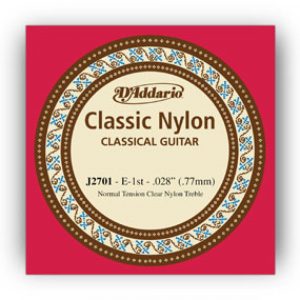 Cuerda 1ª Guitarra Clásica D'Addario Student J-2701 Tensión Normal