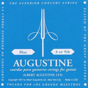 Cuerda 5ª Guitarra Clásica Augustine Azul
