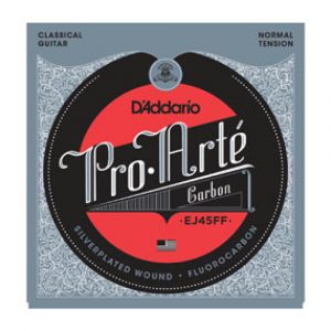 Juego Cuerdas Guitarra Clásica D'Addario EJ-45FF Carbon Tensión Normal