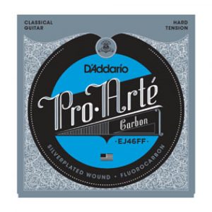 Juego Cuerdas Guitarra Clásica D'Addario EJ-46FF Carbon Tensión Fuerte