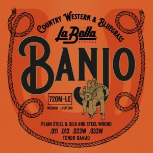 Juego Banjo Tenor La Bella 720-M