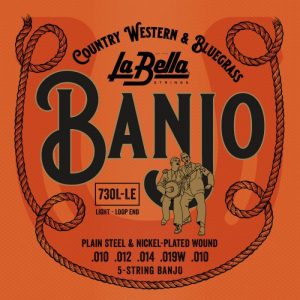 Juego Banjo 5 Cuerdas La Bella 730-L