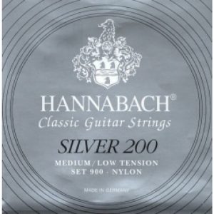 Juego Hannabach Silver 200 Clásica 900-MLT
