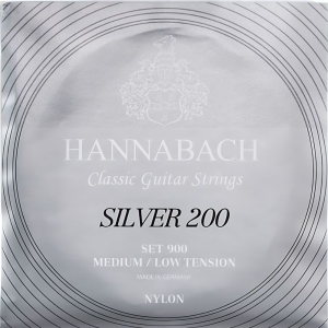 Juego Hannabach Silver 200 Clásica 900-MLT