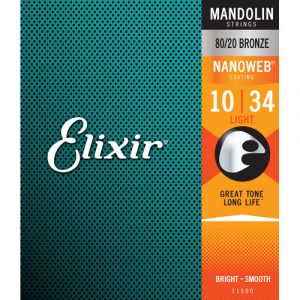 Juego Cuerdas Mandolina Elixir Nanoweb 11500 (10-34)