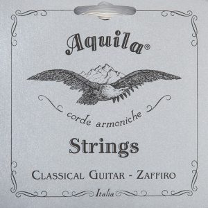 Juego Cuerdas Guitarra Clásica Aquila 129-C Zaffiro Tensión Normal