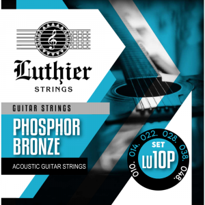 Juego Cuerdas Guitarra Acústica Luthier LU-10P Phosphor Bronze 010/048