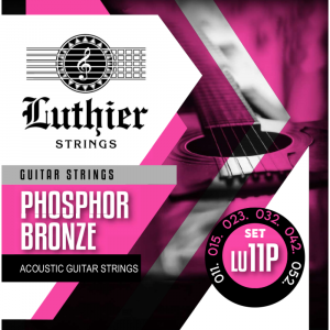 Juego Cuerdas Guitarra Acústica Luthier LU-11P Phosphor Bronze 011/052