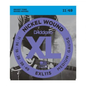 Juego Cuerdas Guitarra Eléctrica D'Addario EXL-115 011-049
