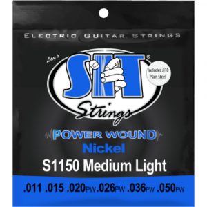 Juego Cuerdas Guitarra Eléctrica SIT Powerwound S1150 011-050