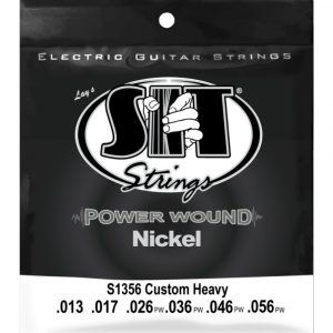 Juego Cuerdas Guitarra Eléctrica SIT Powerwound S1356 013-056