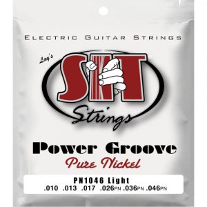 Juego Cuerdas Guitarra Eléctrica SIT Power Groove PN1046 010-046