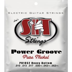 Juego Cuerdas Guitarra Eléctrica SIT Power Groove PN1052 010-052