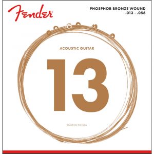 Juego Acústica Fender 60-M Phosphor Bronze 013-056