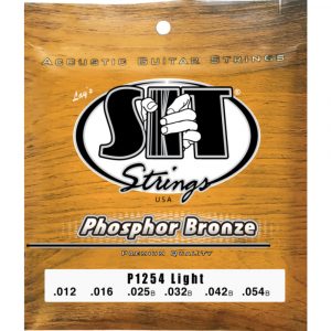 Juego Cuerdas Guitarra Acústica SIT Phosphor Bronze P1254 012-054