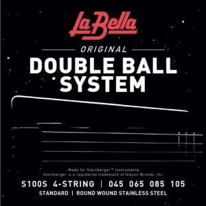 Juego La Bella Bajo Double Ball Bass Standard S100S (045-105)