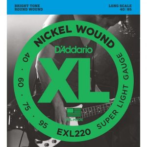 Juego Cuerdas Bajo D'Addario EXL-220 040-095