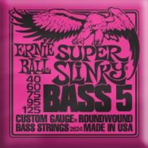 Juego Ernie Ball Bajo 5 Cuerdas Slinky 2824 (40-125)