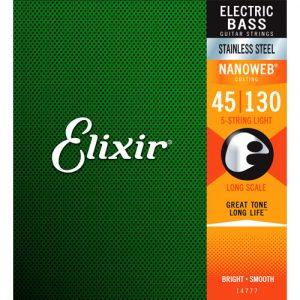 Juego 5 Cuerdas Bajo Elixir Stainless Steel 14777 (45-130)