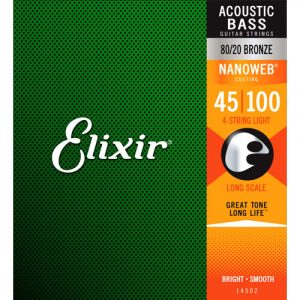 Juego Cuerdas Bajo Acústico Elixir 14502 (45-100)