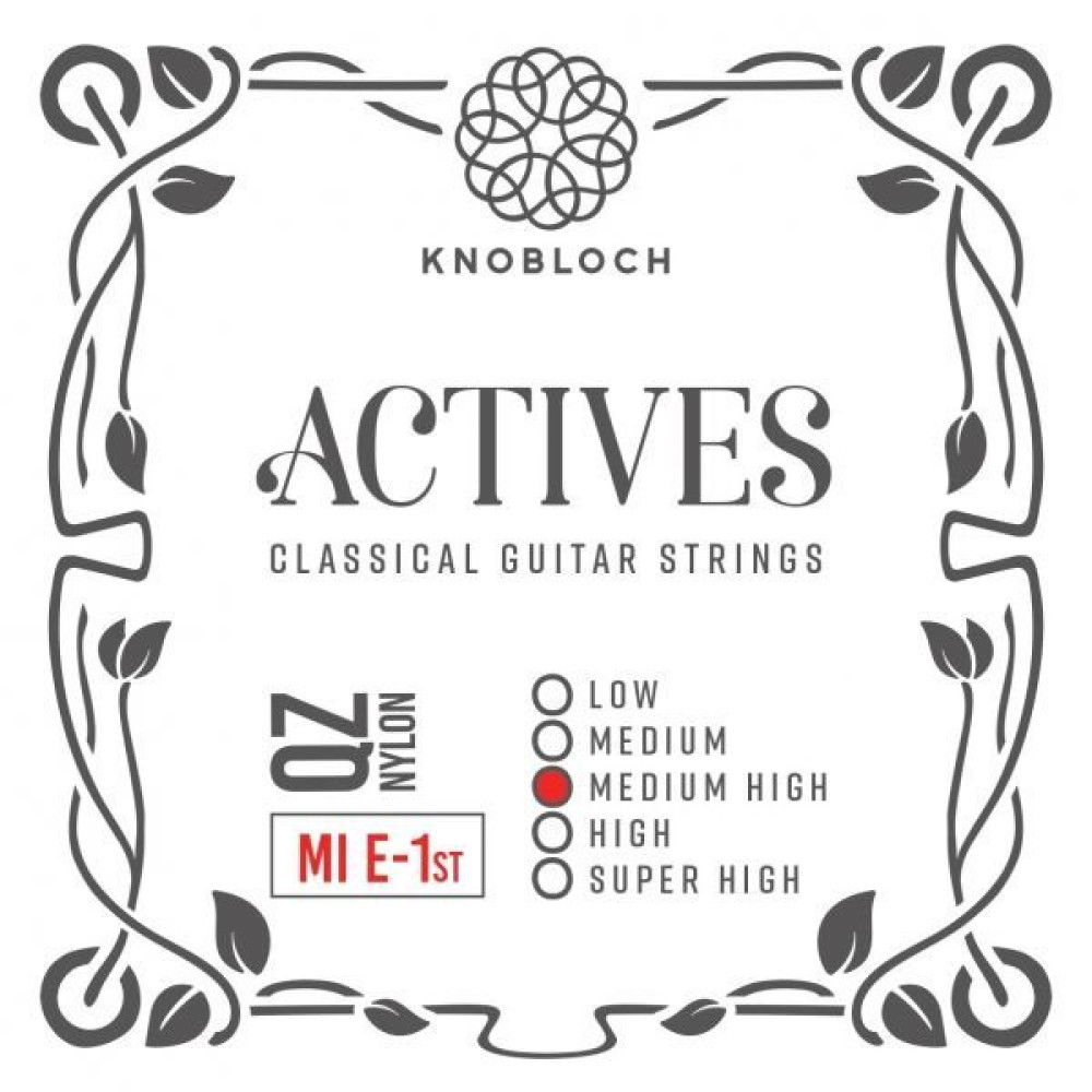 Cuerda 1ª Knobloch Clásica Actives QZ Nylon Medium High Tens 401AQZ