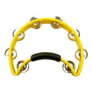 Pandereta Media Luna Tay-E TB-MIB Amarilla