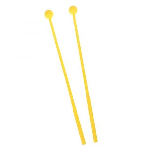 Par Mazas Carrillón Angel AML-25 Bola Plástico Amarillo