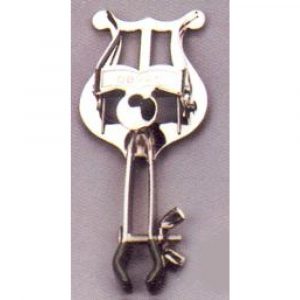 Atril de Marcha Trompeta Obrac 1216 Con Pinza Níquel