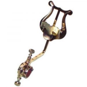 Atril de marcha Samba Corneta Argolla Codo Tuberia 9129SM Dorado