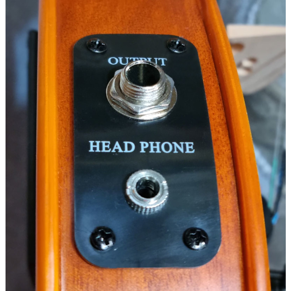 Violín 4/4 Electrificado Hidersine HEV2 Arce Flameado Amber - Imagen 6