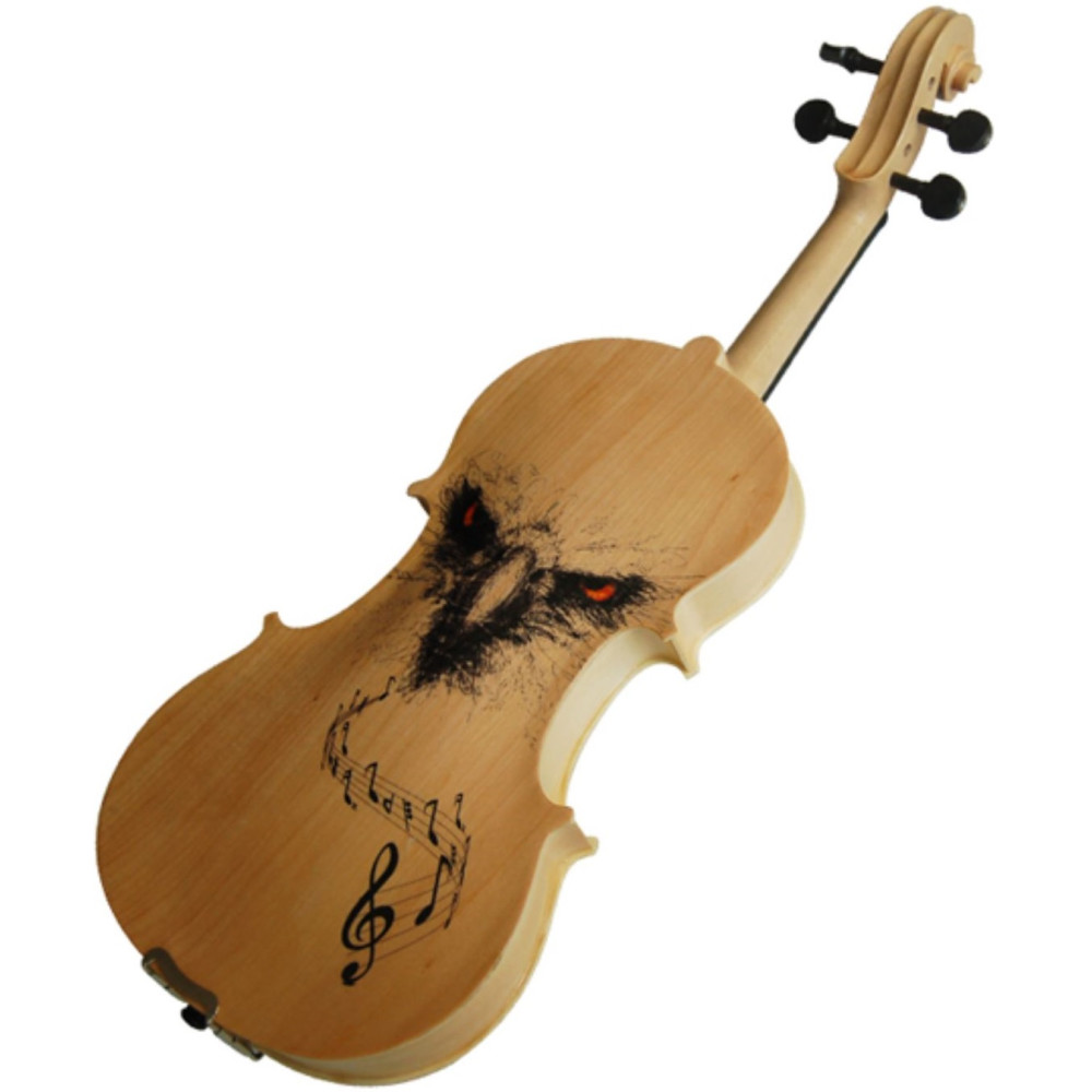 Violín 1/2 Kinglos HSHB-011 Decorado - Imagen 2