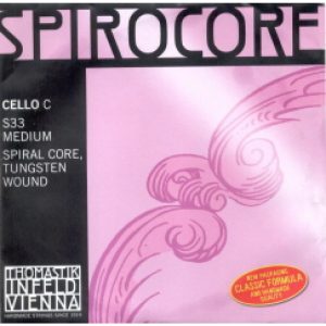 Cuerda 4ª Cello Thomastik Spirocore Wolframio S-33