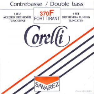 Juego Contrabajo Corelli 370-F Tungsteno