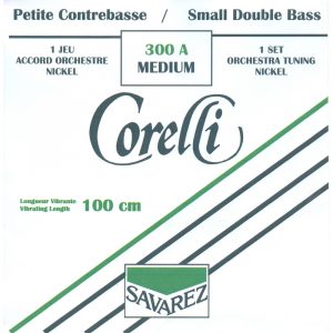 Juego Contrabajo 1/2 Corelli Orchestra 300-A Níquel