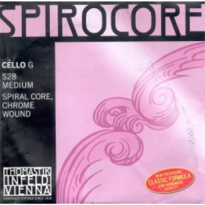 Cuerda 3ª Cello Thomastik Spirocore Plata S-28A