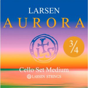 Juego Cuerdas Cello Larsen Aurora 3/4