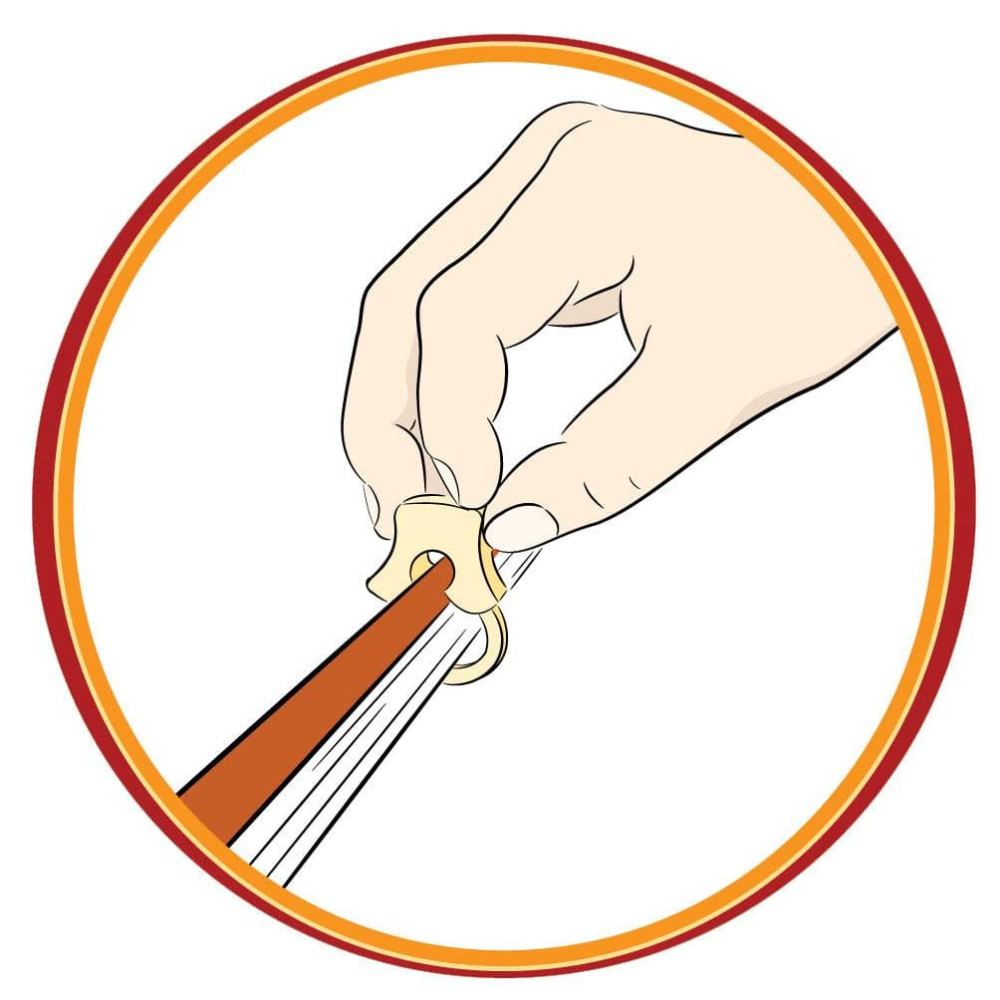 Posicionador Para Arco Violín Bow Stopper BS2 Azul - Imagen 2