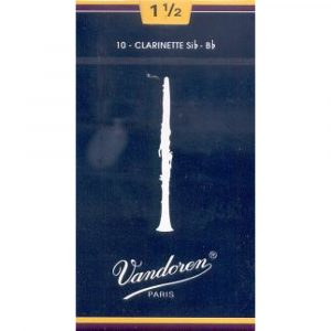 Caja 10 Cañas Clarinete Vandoren Tradicional 4 caja azul
