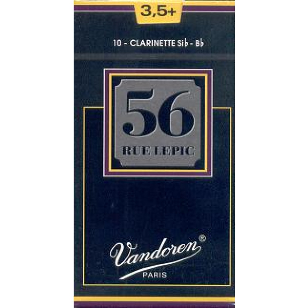 Caja 10 Cañas Clarinete Vandoren 56 rue Lepic 3½+