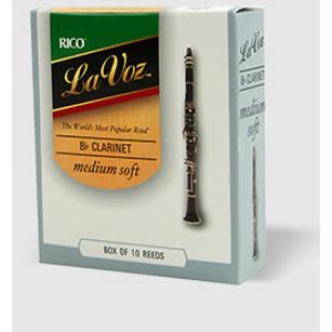 Caja 10 Cañas Clarinete La Voz by D'Addario Blanda