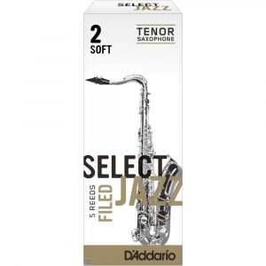 Caja 5 Cañas Saxo Tenor Select Jazz by D'Addario 2 Suave Filed