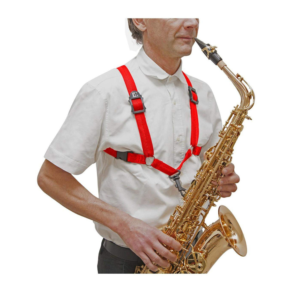 Cordón Saxo BG S-409SH Arnés Hombre Rojo - Imagen 5