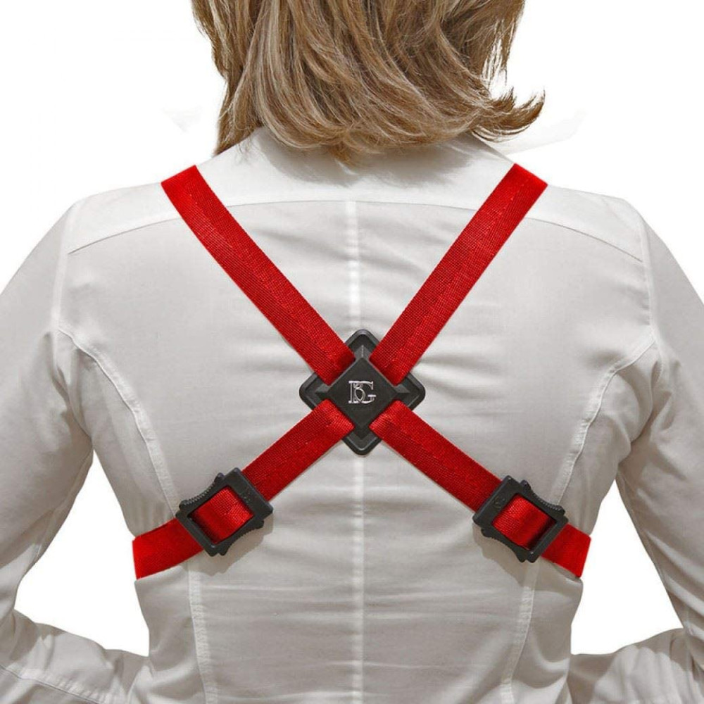 Cordón Saxo BG S-419SH Arnés Mujer Rojo - Imagen 5