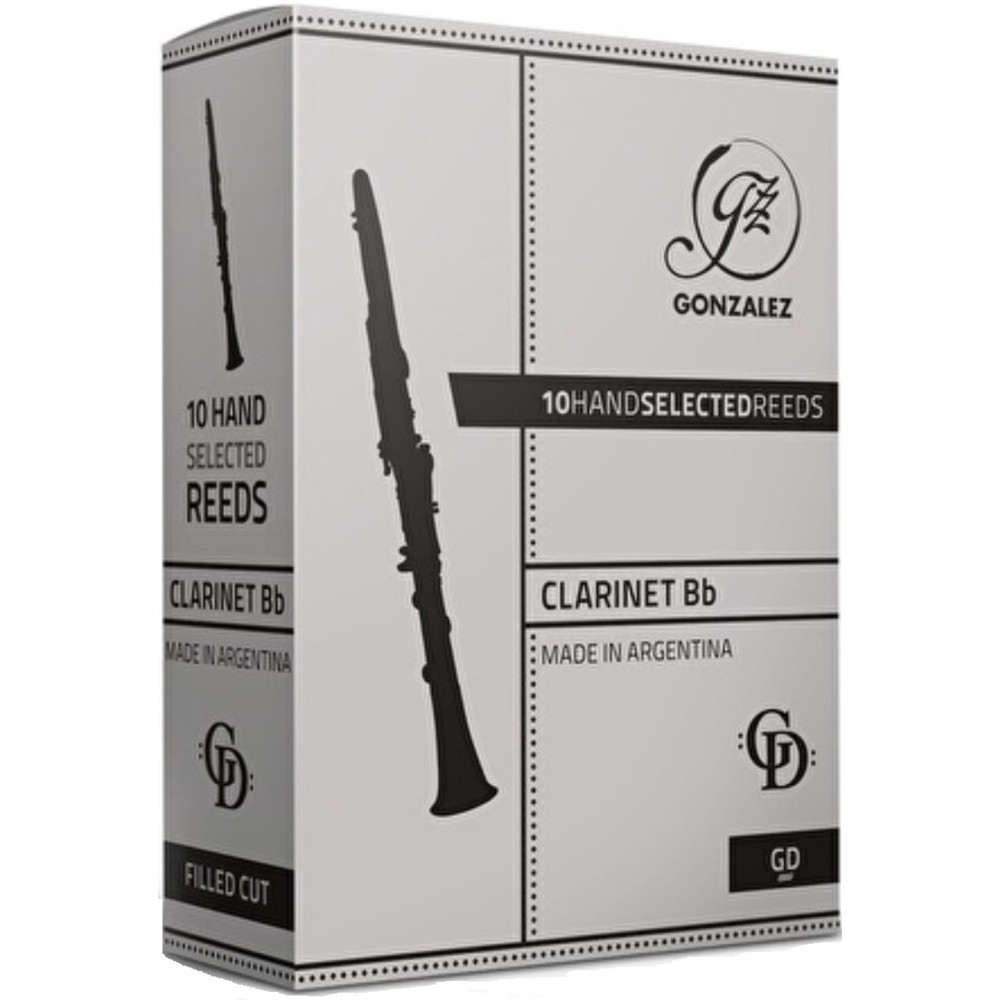 Caja 10 Cañas Clarinete Gonzalez GD 2¼