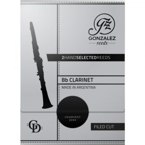 Caja 2 Cañas Clarinete Gonzalez GD Duo 3¾