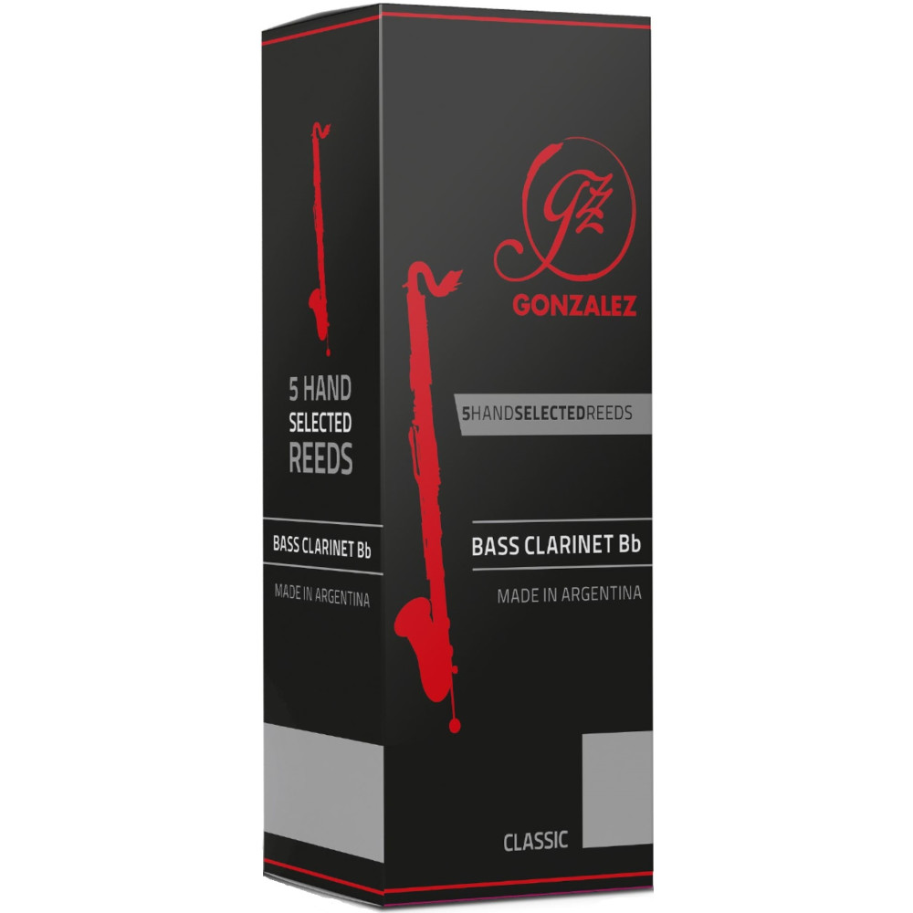Caja 5 Cañas Clarinete Bajo Gonzalez Classic 2