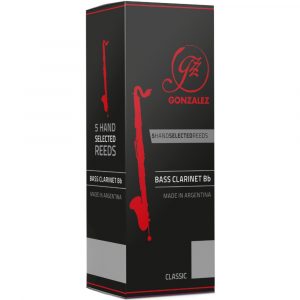 Caja 5 Cañas Clarinete Bajo Gonzalez Classic 3½